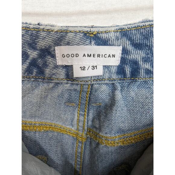 Good American 90s Duster Jean Blue 951 12 31 - Picture 7 of 9